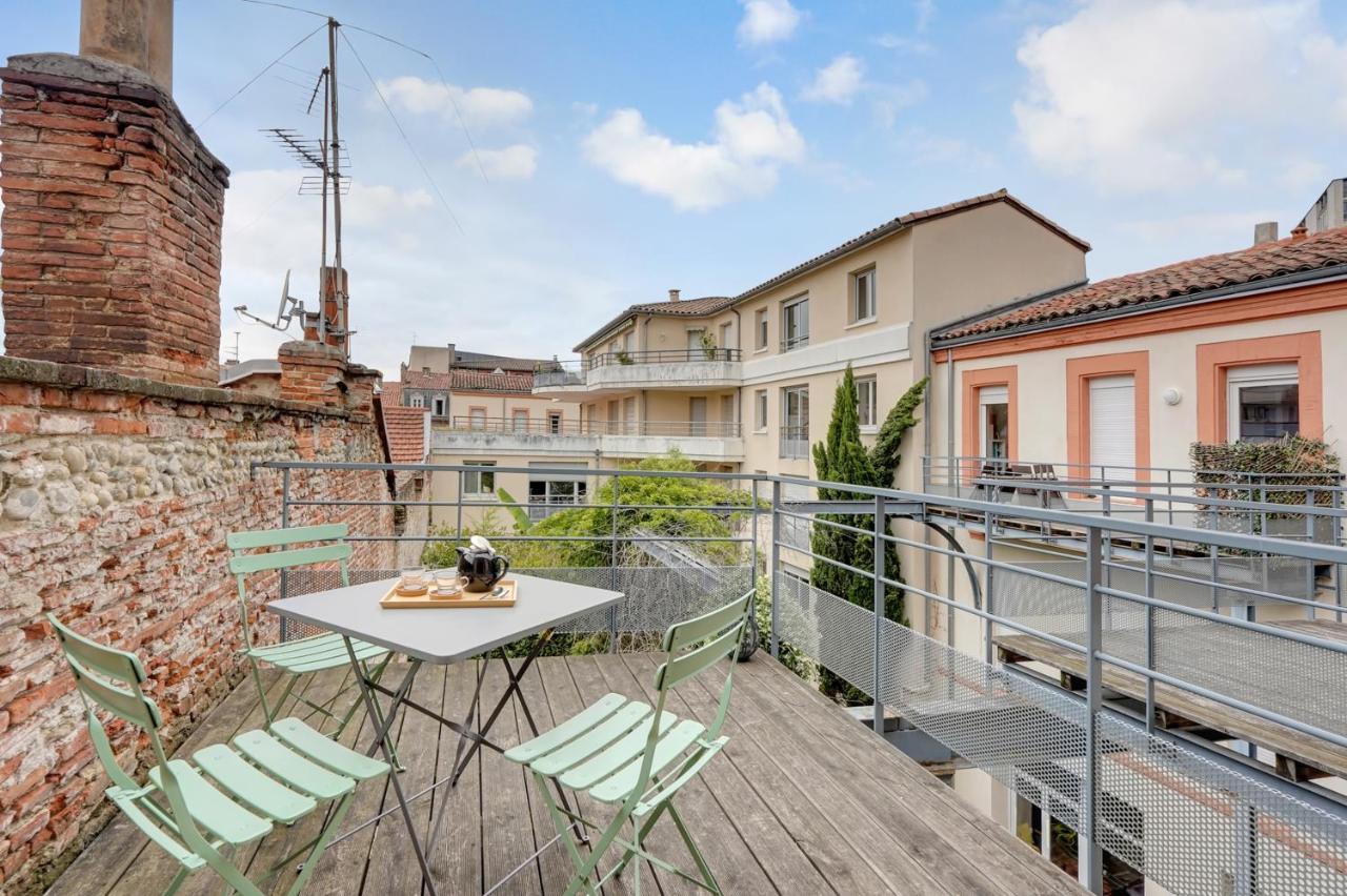 Appartement Terrasse Riquet - En Plein Coeur De Toulouse Extérieur photo